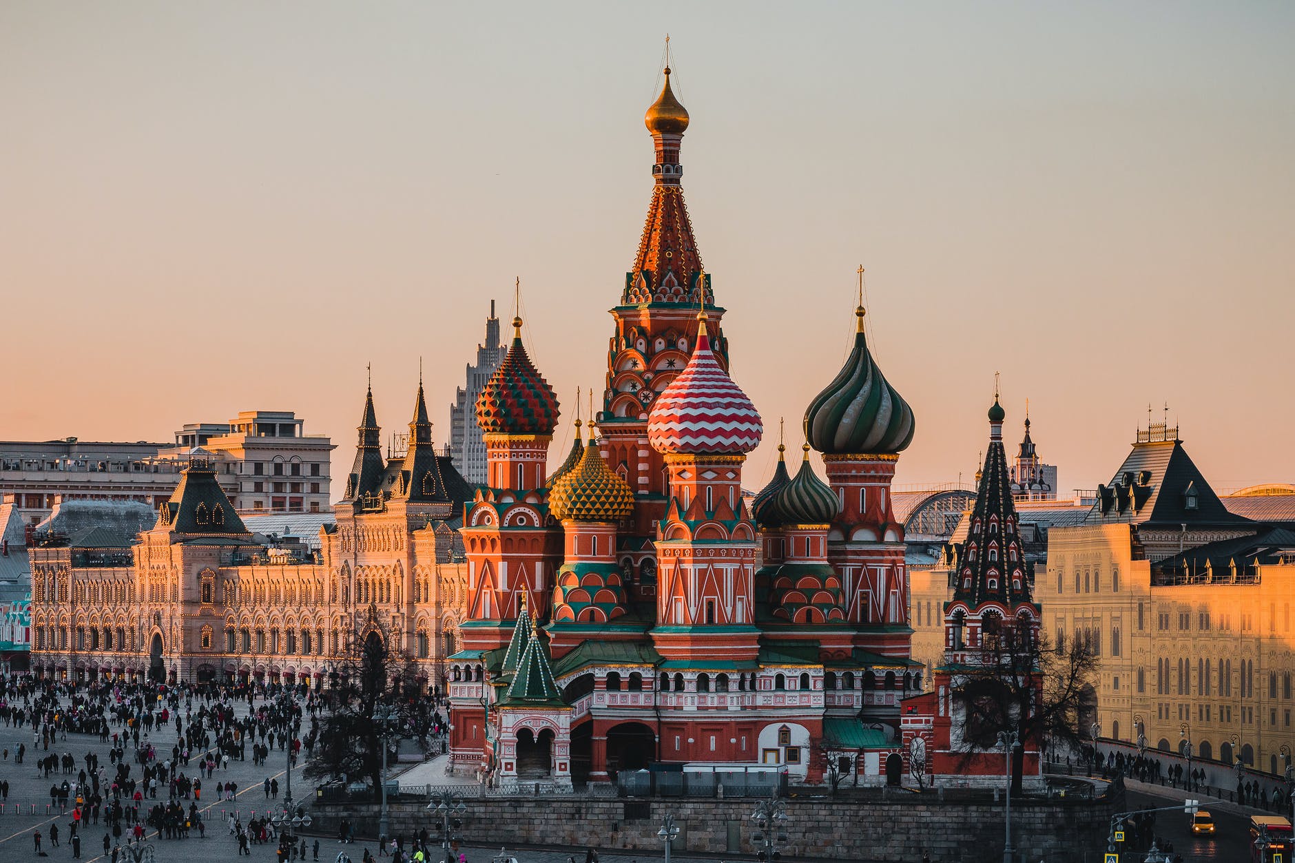 the famous saint basil s cathedral in russia